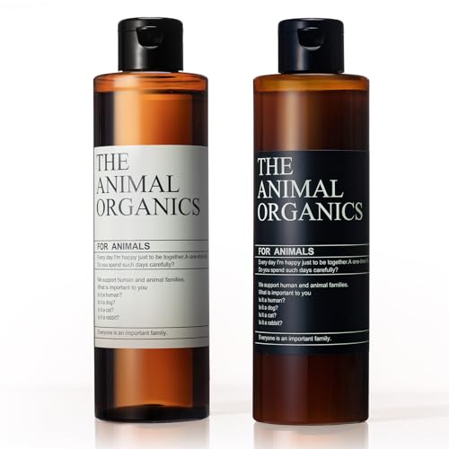 The Animal Organics Hundeshampoo Sensitiv, 98% Pflanzliche Inhaltsstoffe, Geruchsneutralisierend, für Langhaar, Hunde Conditioner für alle Hunderassen, Hergestellt in Japan von PAWZ Road