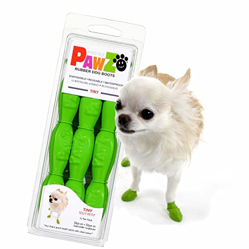 PAWZ PAWC-Tiny Hundestiefel, 12 Stück (1er Pack) von PAWZ