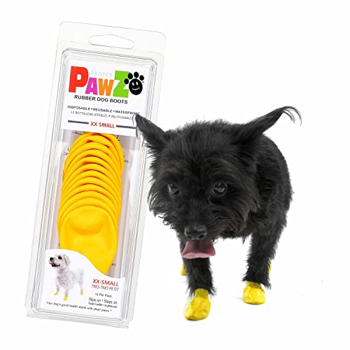 PAWZ PAWC-XXS Hundestiefel, gelb von PAWZ