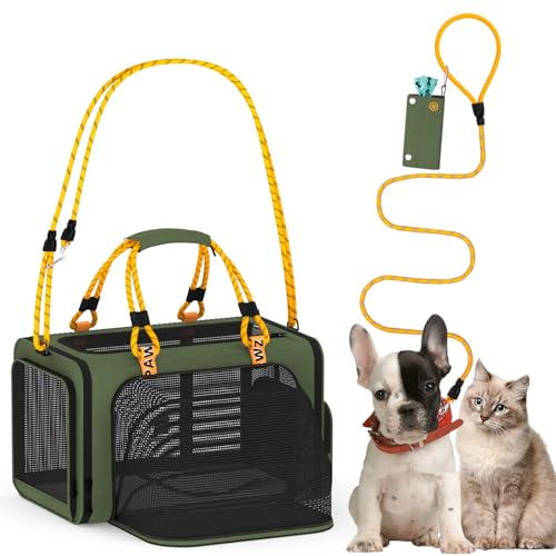 PAWZIDEA Tragetasche für Haustiere mit Ausweis, 45,7 x 28,9 x 28,9 cm, Grün PAWZIDEA Tragetasche für Haustiere mit Ausweis, 45,7 x 28,9 x 28,9 cm, Grün von PAWZIDEA