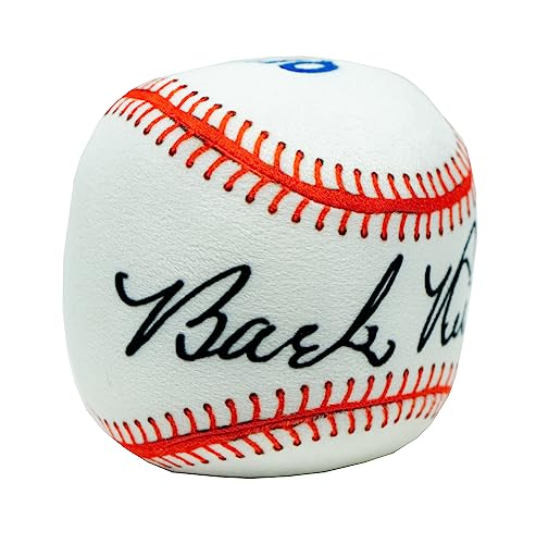 PAWzarre Hundespielzeug-Bälle - Apportierball für den Innenbereich, kaubarer Plüsch-Baseball für Hunde, weicher quietschender Ball für Hunde, gefüllt mit flauschigem, langlebigem Hundespielzeug für PAWzarre Hundespielzeug-Bälle - Apportierball für den Innenbereich, kaubarer Plüsch-Baseball für Hunde, weicher quietschender Ball für Hunde, gefüllt mit flauschigem, langlebigem Hundespielzeug für von PAWzarre