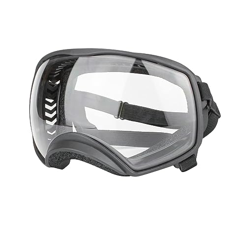 Hut für Haustiere, interessant, transparente Schutzbrille für Hunde, Sport-Sonnenbrille für mittelgroße Hunde, weiche Brille für Haustiere, Augenmuschel von PAXTOR