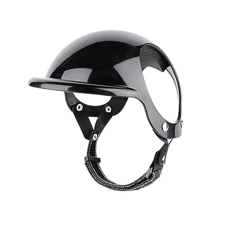 Interessante Haustier-Hut Hundebrille Haustier Helm-et Set mit Hundebrille Teich Wind Hundebrille Hund Helm-et Und Brillen Hund Katze Und Hundekleidung (Farbe : S Größe Helm) von PAXTOR