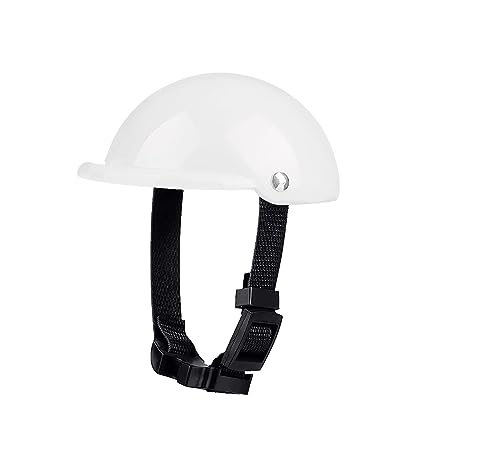 Interessante Haustiermütze, Haustier-Hundehelm, Hunde-Hardhat für Welpen, Chihuahua, blinde Hunde, Reiten, Motorräder, Fahrrad, Outdoor, für kleine, mittelgroße Hunde, Katzen und Hundebekleidung von PAXTOR