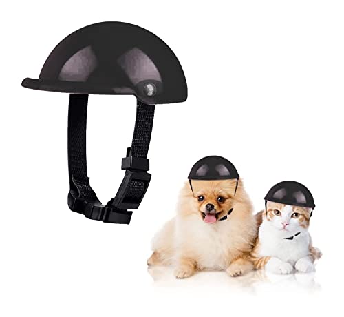 Interessante Haustiermütze, Haustier-Hundehelm, Hundehelm, harte Mütze, passend für Welpen, Chihuahua, blinde Hunde, Reiten, Motorräder, Fahrräder, Outdoor-Passform für kleine, mittelgroße Hunde von PAXTOR