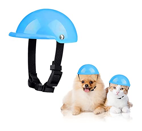 Interessante Haustiermütze, Haustier-Hundehelm, Hundehelm, harte Mütze, passend für Welpen, Chihuahua, blinde Hunde, Reiten, Motorräder, Fahrräder, Outdoor-Passform für kleine, mittelgroße Hunde von PAXTOR