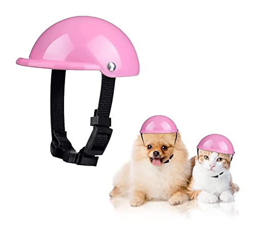 Interessante Haustiermütze, Haustier-Hundehelm, Hundehelm, harte Mütze, passend für Welpen, Chihuahua, blinde Hunde, Reiten, Motorräder, Fahrräder, Outdoor-Passform für kleine, mittelgroße Hunde von PAXTOR