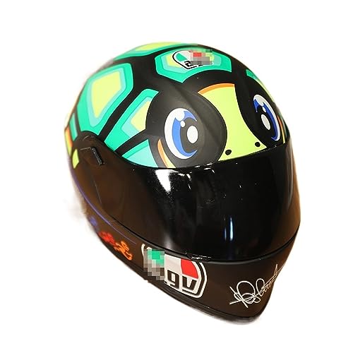 Interessante Haustiermütze, Haustierhelme, Hundehelm, Outdoor-Kopf, sicherer Hut, Motorradhelm, dekorative Haustier-Foto-Requisiten, Zubehör, Katzen- und Hundebekleidung (Farbe: AGV Babyschildkröte) von PAXTOR