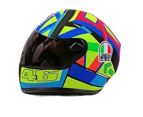 Interessante Haustiermütze, Haustierhelme, Hundehelm, Outdoor-Kopf, sicherer Hut, Motorradhelm, dekorative Haustier-Foto-Requisiten, Zubehör, Katzen- und Hundebekleidung (Farbe: AGV 46) von PAXTOR