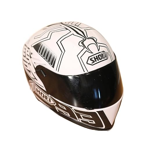 Interessante Haustiermütze, Haustierhelme, Hundehelm, Outdoor-Kopf, sicherer Hut, Motorradhelm, dekorative Haustier-Foto-Requisiten, Zubehör, Katzen- und Hundebekleidung (Farbe: SHOEI White Ant) von PAXTOR