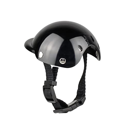 Interessante Haustiermütze von ATUBAN Haustierhelm, für Hunde und Katzen, Motorradhut, weich gepolstert, Sonnen-, Regenschutz, Outdoor-Kopf für Katzen und Hunde (Größe S: von PAXTOR