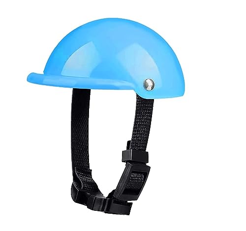 Interessanter Haustier-Hut, Hundehelm, Hundehelm, Hardhat für Welpen, Chihuahua, blinde Hunde, Reiten, Motorräder, Fahrrad, Outdoor, für kleine, mittelgroße Hunde, Katzen und Hundebekleidung (Farbe von PAXTOR