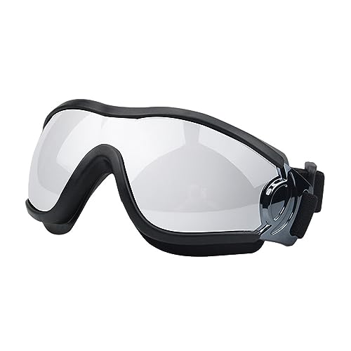 Interessanter Haustierhut Hundesonnenbrille Stilvolle Haustierbrille mit leichtem Rahmen Haustierbrille Augenbekleidung für mittlere und große Hunde Kleidung für Katzen und Hunde (Color : Burgundy) von PAXTOR