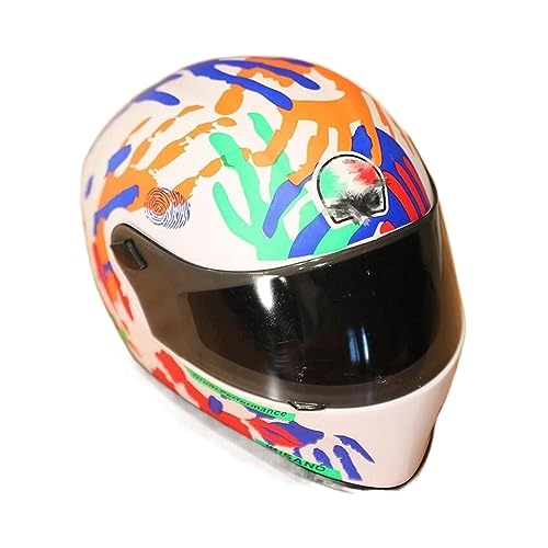 Interessanter Haustierhut für kleine Haustiere, Motorrad, Katze, Welpen, Integral-Motorradhelm, Outdoor-Kopf, Haustier-Hut, Katzen- und Hundebekleidung (Farbe: M) von PAXTOR