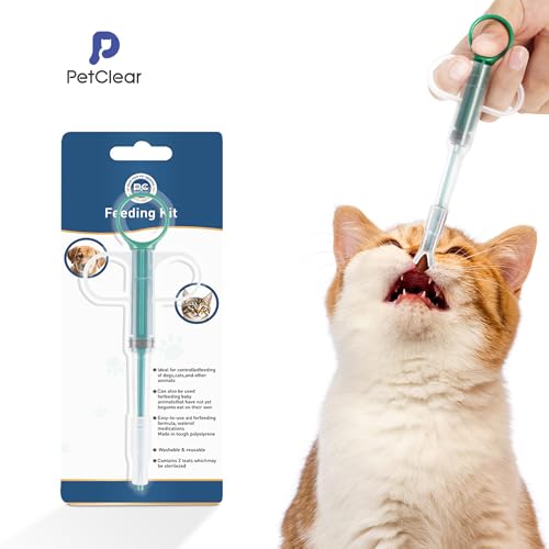 PCpetclear Pet Medicine Feeding Syringe Reusable Pill Dispenser for Dogs, Cats Lightweight and Portable Meet The Medication Needs of Different Pets PCpetclear Pet Medicine Feeding Syringe Reusable Pill Dispenser for Dogs, Cats Lightweight and Portable Meet The Medication Needs of Different Pets von PCpetclear