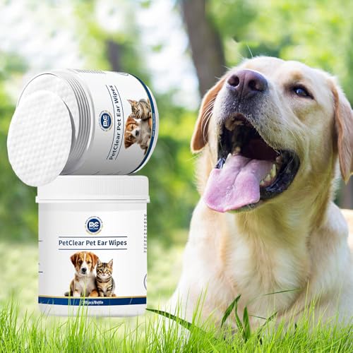 Petclear Pflegetücher für Hunde, 200 Feuchttücher für Haustiere, Hypoallergen Reißfest Natürliche mit Aloe Vera Reinigungstücher Katzen fur Ohren Augen Petclear Pflegetücher für Hunde, 200 Feuchttücher für Haustiere, Hypoallergen Reißfest Natürliche mit Aloe Vera Reinigungstücher Katzen fur Ohren Augen von PCpetclear