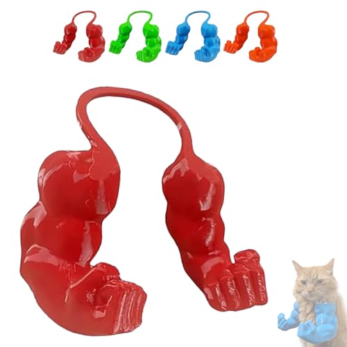PDDBKTEI Katze Arm Wackeln, Muskelarme für Katzen, Kreatives TierkostüM, Ideal als FotozubehöR, Einfach Anzulegen/Abzunehmen, ErmöGlicht UneingeschräNkte Bewegungsfreiheit PDDBKTEI Katze Arm Wackeln, Muskelarme für Katzen, Kreatives TierkostüM, Ideal als FotozubehöR, Einfach Anzulegen/Abzunehmen, ErmöGlicht UneingeschräNkte Bewegungsfreiheit von PDDBKTEI