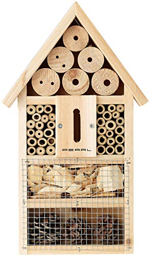 PEARL Insektenhaus: Insektenhotel-Bausatz, Nisthilfe und Schutz für Nützlinge (Insektenhotel Bausatz Kinder, Nistkasten Bausatz, Geschenk Basteln) von PEARL