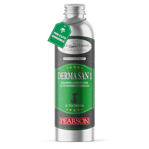 Pearson, Derma San 1 Veterinary Shampoo für Hunde, 250 ml, Made in Italy, Pearson, Derma San 1 Veterinary Shampoo für Hunde, 250 ml, Made in Italy, von PEARSON