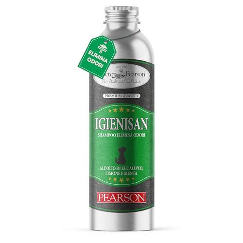 PEARSON Shampoo für Hunde – Shampoo für lange Haare und kurzes Fell – Veterinärshampoo für Hunde – Hygienisan – Format 250 ml – Made in Italy PEARSON Shampoo für Hunde – Shampoo für lange Haare und kurzes Fell – Veterinärshampoo für Hunde – Hygienisan – Format 250 ml – Made in Italy von PEARSON