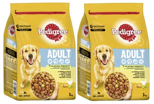 PEDIGREE Beutel Adult mit Huhn und Gemüse 2 x 3kg von PEDIGREE