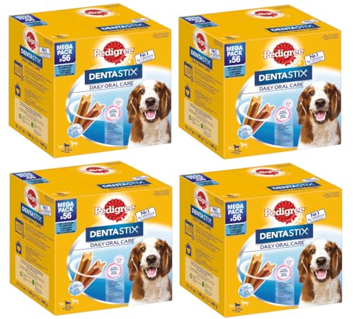 PEDIGREE DENTASTIX Daily Oral Care/Hunde 10-25kg (4X 8x7 Stück) von PEDIGREE