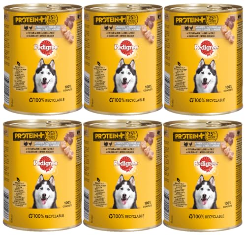 PEDIGREE Dose Protein+ in Pastete mit Truthahn und Huhn 6 x 800g PEDIGREE Dose Protein+ in Pastete mit Truthahn und Huhn 6 x 800g von PEDIGREE
