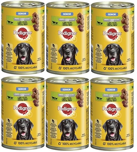 PEDIGREE Dose Senior mit Lamm und Geflügel in Pastete 6 x 400g von PEDIGREE