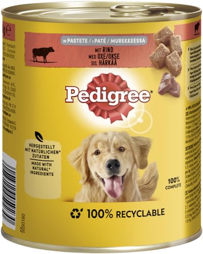 PEDIGREE Dose mit Rind in Pastete 1 x 800g von PEDIGREE