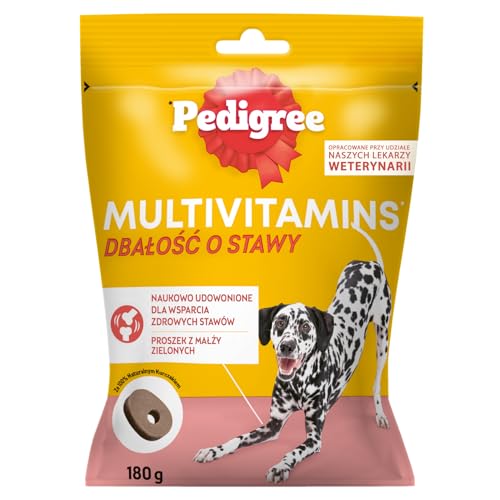 PEDIGREE Hundesnacks Multivitamins Gelenke - Supplements zur Unterstützung gesunder Gelenke 30 weiche Hundeleckerlis, 180g PEDIGREE Hundesnacks Multivitamins Gelenke - Supplements zur Unterstützung gesunder Gelenke 30 weiche Hundeleckerlis, 180g von PEDIGREE