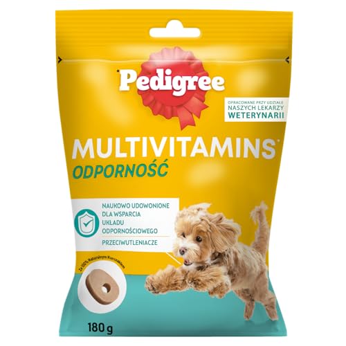 PEDIGREE Hundesnacks Multivitamins Immunsystem - Supplements zur Unterstützung des Immunsystems 30 weiche Hundeleckerlis, 180g von PEDIGREE
