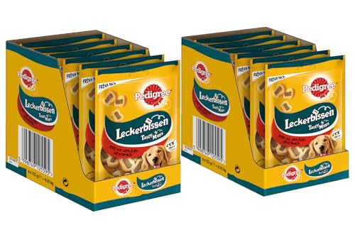 PEDIGREE Leckerbissen Tasty Minis Portionsbeutel mit Rind und Geflügel Geschmack (12, Rind und Geflügel) von PEDIGREE