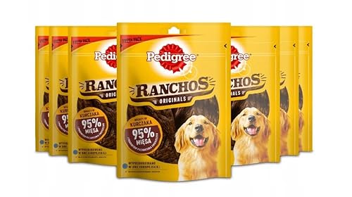 PEDIGREE Ranchos Originals mit Huhn Hundesnack Hundeleckerli 14x70g ideal für kleine mittelgroße und große Hunde von PEDIGREE