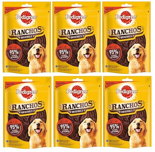 PEDIGREE Ranchos Rind Hundesnack Hundeleckerli (6x70g) von PEDIGREE