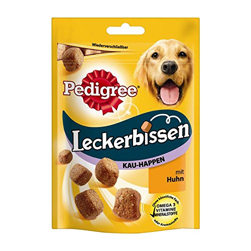 PEDIGREE Snack Leckerbissen Kau-Happen | 6X 130g Hundesnack von PEDIGREE