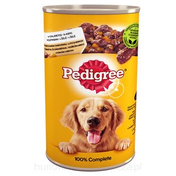 Pedigree Adult Nassfutter für Erwachsene Hunde mit Huhn und Karotte in Gelee 12 x 1200g (12 Dosen) von PEDIGREE