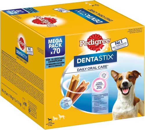 Pedigree DENTASTIX Daily Oral Care Karton Multipack Mega Pack 5-10kg 70 Stück (10x7 Stück) von PEDIGREE