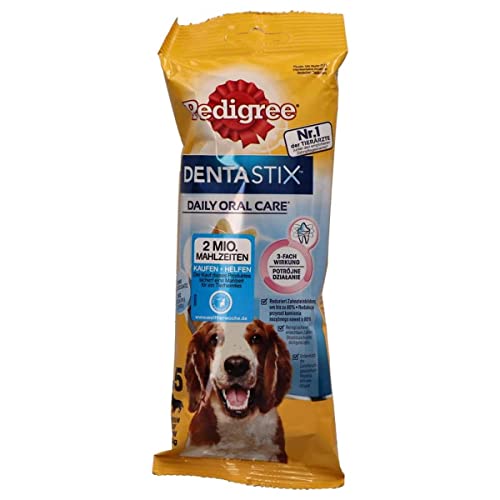 Pedigree Denta Stix mittelgroße Hunde, 128 g von PEDIGREE