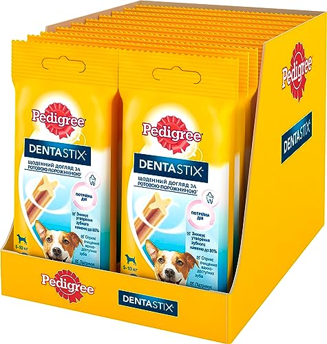 Pedigree Dentastix Leckerli für Hunde Kleiner Rassen 45g, 18 Stück von PEDIGREE