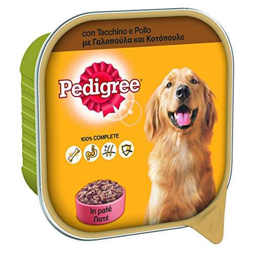 Pedigree Hundefutter mit Truthahn und Huhn in Pastete, Behälter 300 g – 20 Schalen von PEDIGREE
