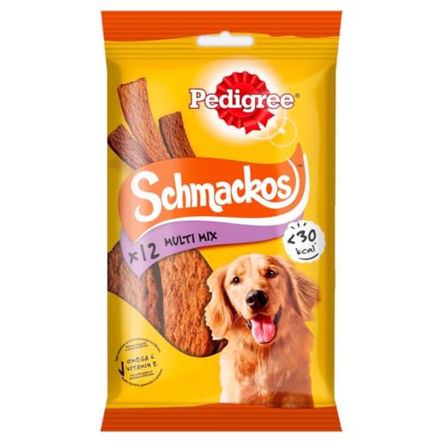 Pedigree Hundesnack Schmackos mit Rindfleisch 10 x 86g (10 x 12 Stück) von PEDIGREE