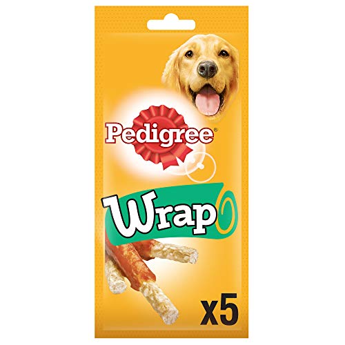Pedigree Hundesnacks Hundeleckerli Wrap mit Rind und Huhn, 1 Packung (1 x 40g) von PEDIGREE