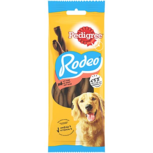 Pedigree Rodeo - Twisted Treats Beef Dog bei 80 auszeichnungen (20 Taschen 4 Sticks) von PEDIGREE