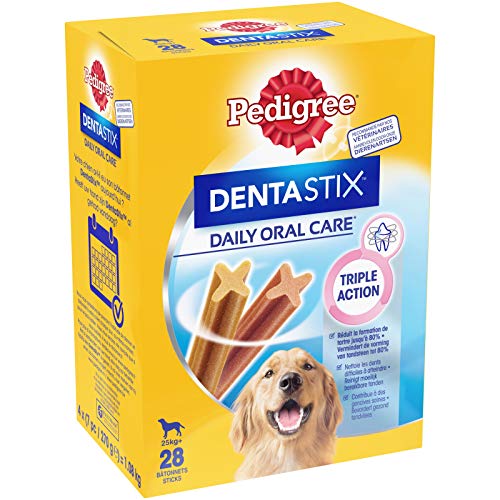 Pedigree Snacks DentaStix Multipack für grosse Hunde (>25kg), 1er Pack (1 x 1.1 kg) von PEDIGREE