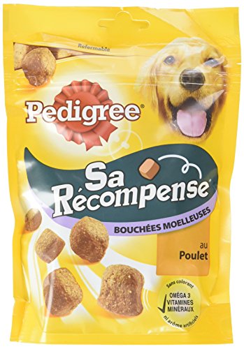 Pedigree belohnung - Flauschige Bites Huhn Hund, 6 130g Packung Treats von PEDIGREE