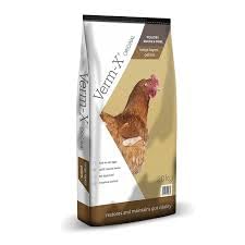 Copdock Mill Range Lagen-Pellets mit Verm X, Hühnerfutter, 20 kg, Premium-Qualität, Alleinfuttermittel für Geflügel, mit PEEDEE Pets Aufkleber von PEEDEE Pets