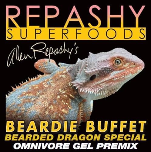 Repashy Beardie Buffet mit Peedee Pets Aufkleber, 85 g Glas von PEEDEE Pets