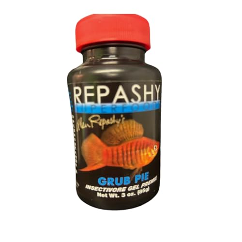 Repashy Grub Pie für Fische, 85 g, mit Peedeepets-Aufkleber von PEEDEE Pets