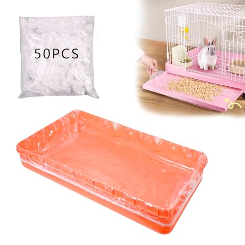 PEFAVPRO Einweg-Kaninchenkäfig-Einlage, 50 Stück Einlage für Kaninchenkäfige aus Kunststoff für Meerschweinchen, Kaninchen, Hamster, Chinchillas, Igel, Frettchen und Kleintiere (Transparent, 70x50cm) PEFAVPRO Einweg-Kaninchenkäfig-Einlage, 50 Stück Einlage für Kaninchenkäfige aus Kunststoff für Meerschweinchen, Kaninchen, Hamster, Chinchillas, Igel, Frettchen und Kleintiere (Transparent, 70x50cm) von PEFAVPRO
