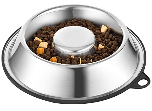 PEGGY11 Edelstahl Slow Feeder Hundenapf | Dauerhaft verklebter Rutschfester Silikonkautschuk PEGGY11 Edelstahl Slow Feeder Hundenapf | Dauerhaft verklebter Rutschfester Silikonkautschuk von PEGGY11